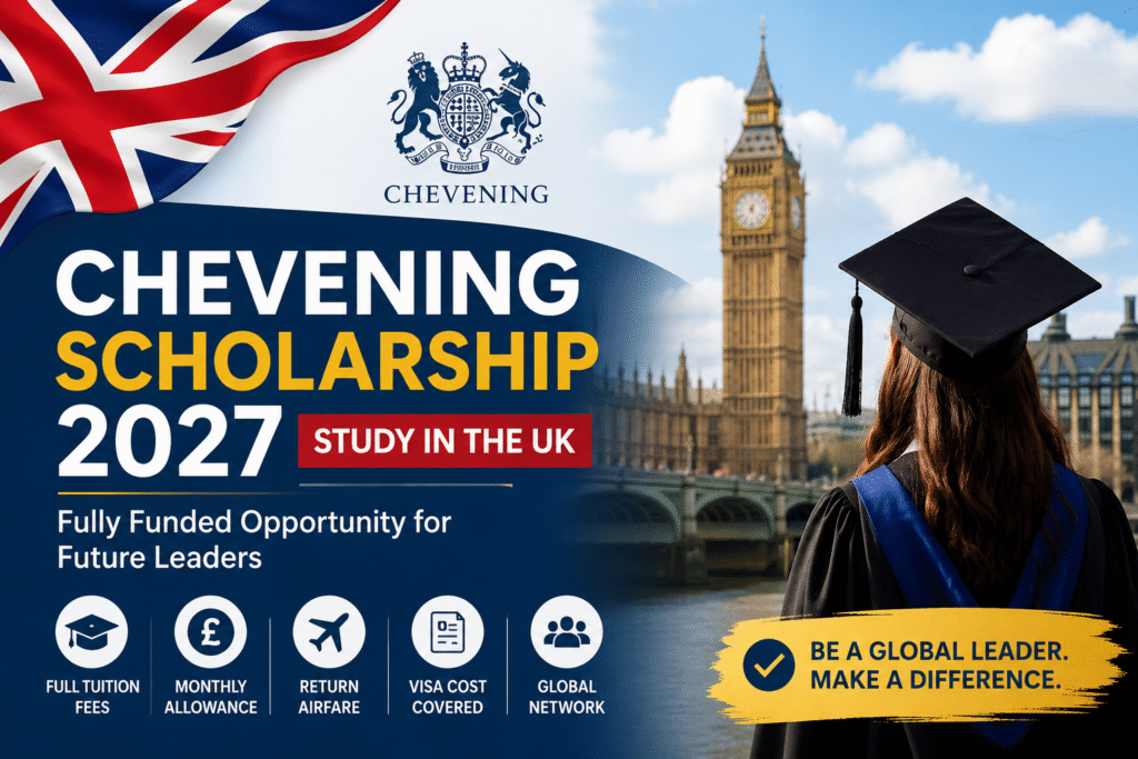 Chevening Scholarship 2027 in the UK